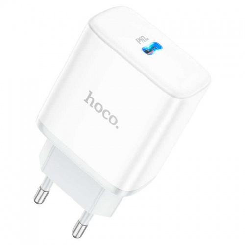 Зарядное устройство Hoco C104A PD20W + QC 3.0 + кабель Type-C White