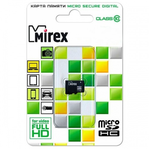 Карта памяти microSDHC Mirex 8Gb Class 10 фото 2
