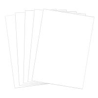 Белый картон "Дино" A4, 1 лист
