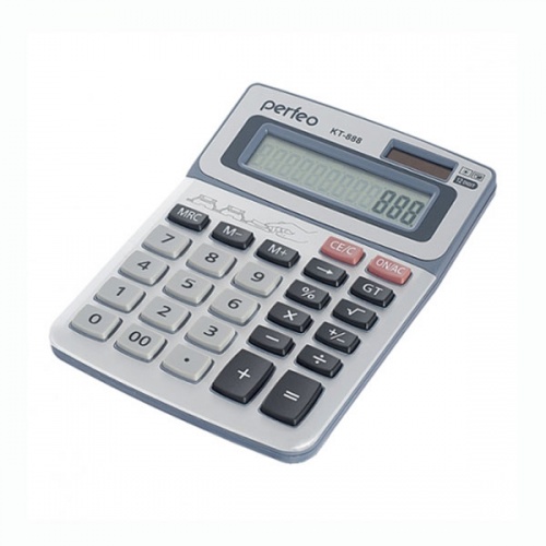 Калькулятор Perfeo KT-888 Silver