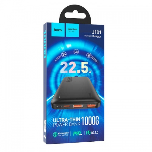 Внешний аккумулятор Hoco J101 20W 10000 мАч Black фото 4