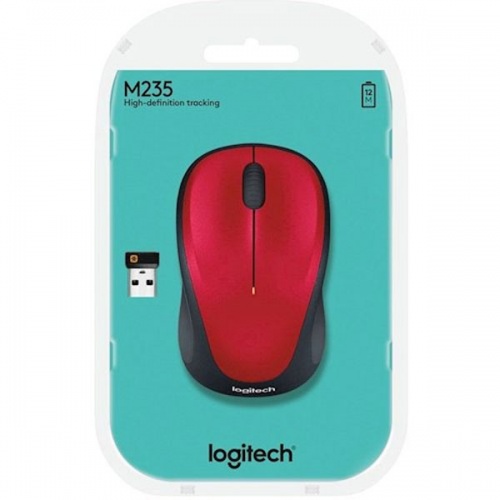 Мышь Logitech M235 Wireless Red фото 5