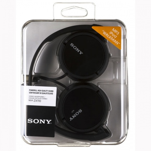 Наушники Sony MDR-ZX110 Black фото 5