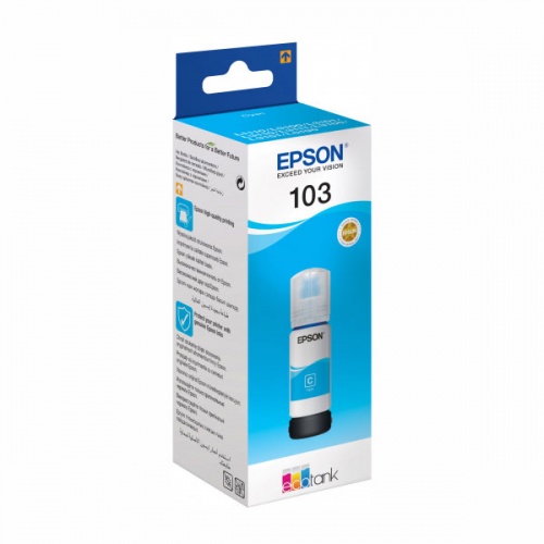 Чернила Epson 103C Cyan, 65ml