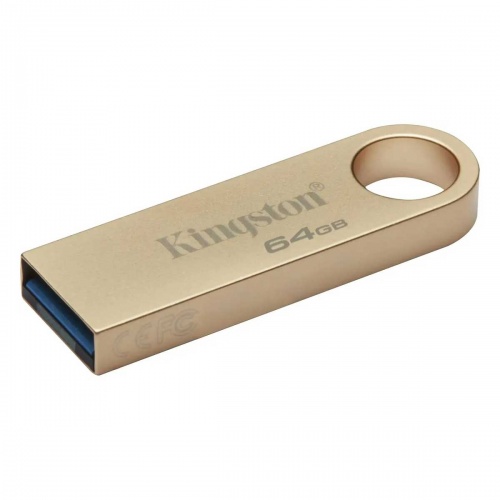 Флешка Kingston DataTraveler SE9 64Gb Gold фото 2