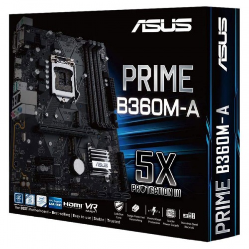 Материнская плата Asus Prime B360M-A, RTL фото 5