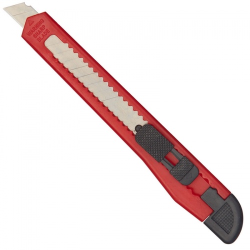 Нож канцелярский Attache (9 мм, красный)