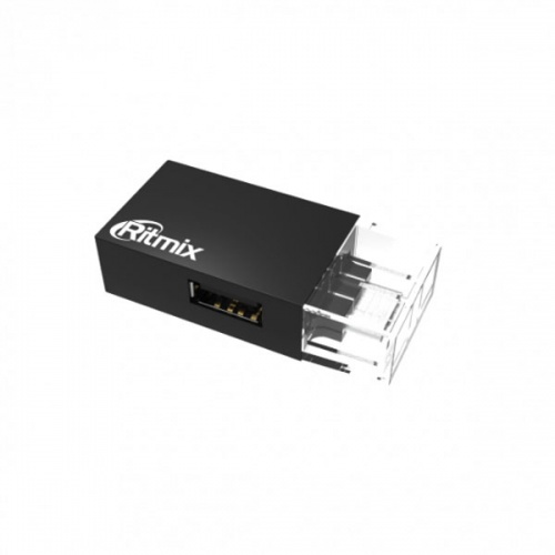 Разветвитель USB Type-C Ritmix CR-3391 Black фото 2