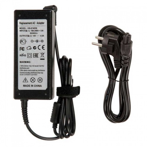 Блок питания для монитора LCD (14V/4.5A/63W/6.5х4.5 мм с иглой) фото 5