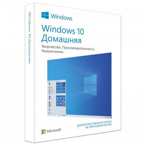 Microsoft Windows 10 Home 32-bit/64-bit USB, Box
