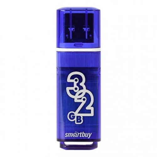Флешка USB 3.0 SmartBuy Glossy 32Gb Dark Blue