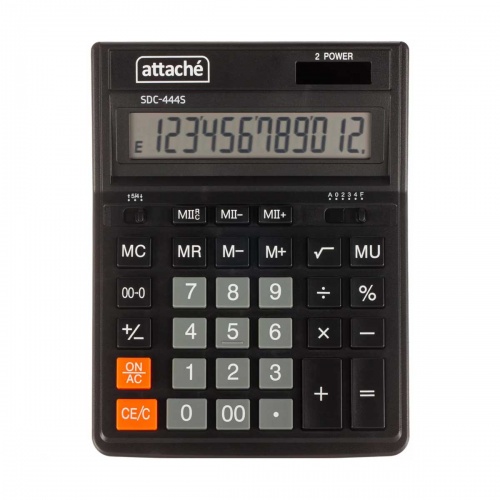 Калькулятор Attache SDC-444s Black Калькулятор Attache SDC-444s Black