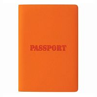 Обложка для паспорта "STAFF", оранжевая