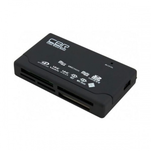 Картридер USB 2.0 CBR CR-455 Black фото 2