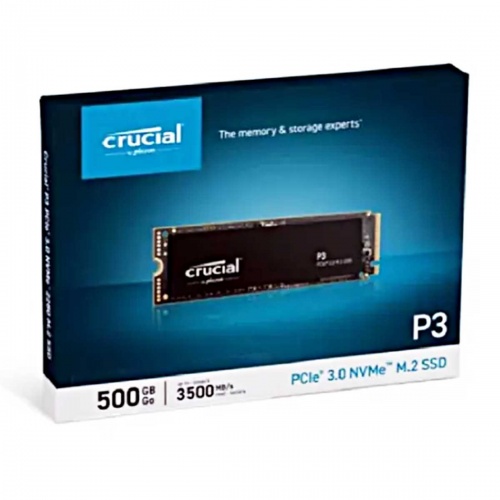 SSD накопитель M.2 PCI-E Crucial P3 NVMe 500Gb фото 3