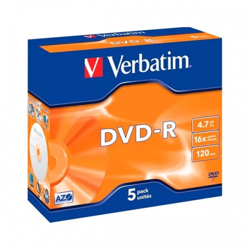 DVD-R Verbatim AZO (jewel, 5)