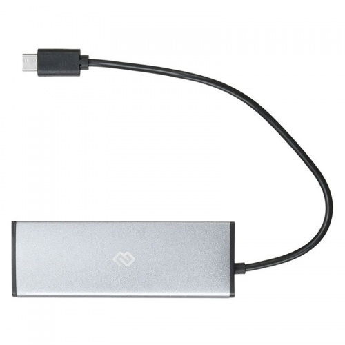 Разветвитель USB Type-C Digma HUB-4U2.0-UC-DS Silver фото 2