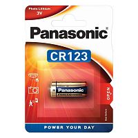 Батарейка Panasonic CR123A (Li, 1 шт)