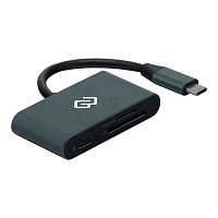 Картридер USB Type-C Digma CR-СP2513-G Grey