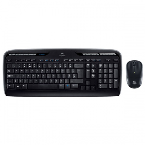 Комплект (клавиатура и мышь) Logitech Combo MK330 Wireless Black