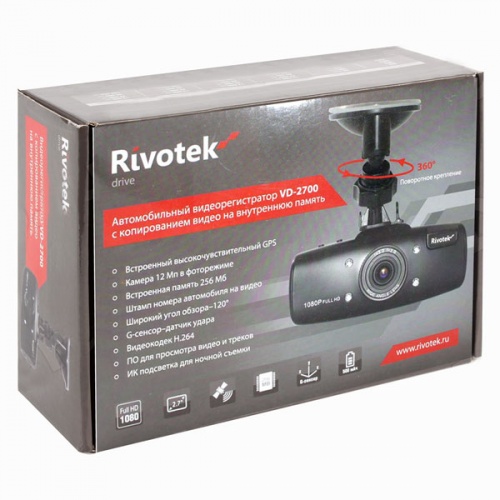 Автомобильный видеорегистратор Rivotek VD-2700 фото 5