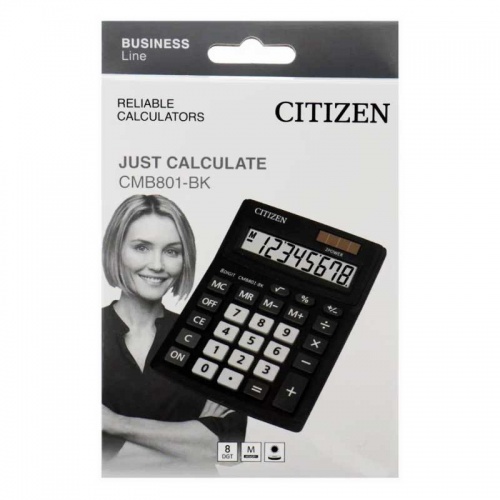 Калькулятор Citizen CMB801-BK Black фото 3