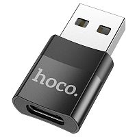 Адаптер Hoco UA 17 USB 3.0 AM-Type-C Black